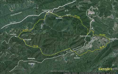 Cumberland to Big Stone Gap